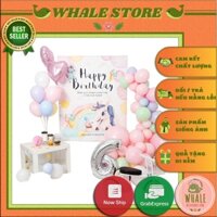 Tặng Ống Bơm Và Keo Dán Combo Trang Trí Bong Bóng Ngựa Pony Thần Tiên Trang Trí Sinh Nhật Whale Store - WSTDC11406