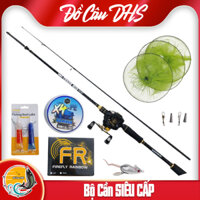 (TẶNG PHỤ KIỆN) Bộ cần câu lure SHIMANO CENRES kèm Máy Ngang KIM LOẠI tay trái tải tĩnh 5kg- Trung Tâm Đồ Câu 24H