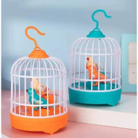[Tặng Pin AA] Đồ chơi Lồng chim hót có đèn nhạc ~~ Đồ chơi trẻ em