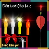 (TẶNG PIN) Bóng Đèn Led Dáng Búp Dài Cắm Pin Cr425 Gắn Ngọn Phao Câu Lục Xa Bờ Câu Đêm