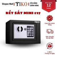 [Tặng Pin] Két Sắt Mini TIKO E17 , Khóa Điện Tử Chống Cháy, Bảo Mật Cao An Toàn