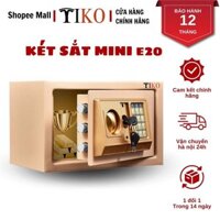 [Tặng Pin] Két Sắt Mini TIKO E20 Khóa Điện Tử Chống Cháy, 2 Phương Thức Mở Khóa, Bảo Mật Cao An Toàn