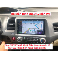 [Tặng PM VIETMAP S2] Màn hình android OLED C2 (Bản WF) bản 1/16 tích hợp VIETMAP S2, NAVITEL,OLED C2 bản wf cho xe