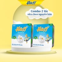 [TẶNG QH0014] 2 LỐC sữa chua HOFF cho bé vị nguyên bản (8 hộp x 55g)