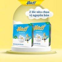 [TẶNG QH0014] 2 LỐC sữa chua HOFF cho bé vị nguyên bản (8 hộp x 55g)