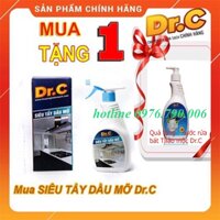 (Tặng quà 50k)Siêu tẩy dầu mỡ nhà bếp Dr.C  tẩy sạch lưới lọc máy hút mùi, mặt bếp ga, bếp từ, xoong nồi .Chai