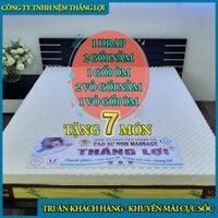 [TẶNG QUÀ 7 MÓN] NỆM 1m x 2m x 10cm MASSAGE - NỆM CAO SU NON MASSAGE THẮNG LỢI - HÀNG CHÍNH HÃNG - BẢO HÀNH 15 NĂM