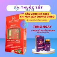 [Tặng quà] Cao Ban Long Sibiri 100g, bồi bổ cơ thể, tăng sức đề kháng, tăng cường sinh lý nam nữ, bổ trứng,tăng thụ thai