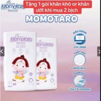 [Tặng quà]  COMBO 2 BỊCH Tã Bỉm Dán Quần MOMOTARO Thoáng Khí, Siêu Mỏng Cho Bé Full Size