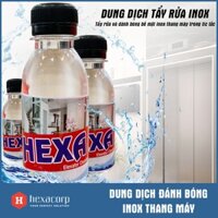 [Tặng Quà Hot] Dung Dịch Làm Sạch, Tẩy Rửa Và Đánh Bóng Inox Thang Máy Cao Cấp Hexa ( 2 Chai )