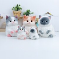 [Tặng quà ngẫu nhiên] Bé mèo dẻo Squishy núng nính xả stress siêu dễ thương (kèm túi và lông mèo)