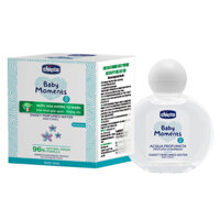 [Tặng quà] Nước hoa hương tự nhiên Chicco 0M+ 100ml (Tặng 5 rơ lưỡi que)