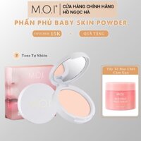 [Tặng quà] Phấn Phủ Trang Điểm POWDER Hồ Ngọc Hà M.O.I Cosmetics  - Kiềm Dầu Che Phủ Tốt
