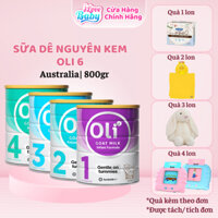 (Tặng Quà) Sữa Dê Nguyên Kem Oli6 Goat Milk Bổ Sung Prebiotics và HMO - 800gr "ilovebaby"