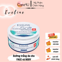 [Tặng quà trong deal sốc] Kem dưỡng trắng da vùng mặt và toàn thân Eveline Extra Soft -200ml