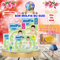 ̣(Tặng Quà Từ 2 Gói) Tã/Bỉm dán Em Bé Molfix  Size S80 (Bibistore)