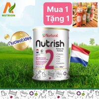 [Tặng quà xinh cho bé] Sữa công thức NUTRISH 2 dành cho trẻ 06 - 12 tháng tuổi. Hàng nhập khẩu Hà Lan