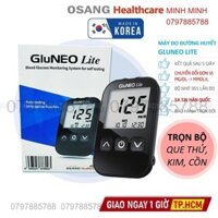 [TẶNG QUE, KIM, CỒN] Máy Đo Đường Huyết GluNeo Lite (MG) (+25 Que, Kim, Cồn)