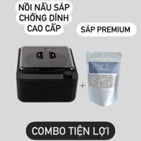 [Tặng sáp premium] NỒI NẤU SÁP CAO CẤP CHỐNG DÍNH MAU TAN NHỎ GỌN