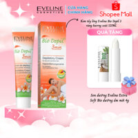 [Tặng son dưỡng Eveline] Kem tẩy lông hữu cơ các vùng bio depil eveline 125ml