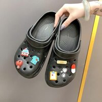 [TẶNG STICKER NGẪU NHIÊN] Crocs Sục Size Người Lớn, Dép Unisex Màu Sắc Đa Dạng Thoáng Khí Êm Ái H002 - trangtrangshoes