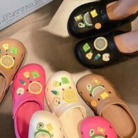 [TẶNG STICKER NGẪU NHIÊN] Crocs Sục Size Người Lớn, Dép Unisex Màu Sắc Đa Dạng Thoáng Khí Êm Ái H001 - trangtrangshoes