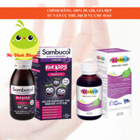 Tăng sức đề kháng cho trẻ Pediakid Immuno Fort/Sambucol for kids Liquid/Baby Drops, Pháp/UK (125ml)