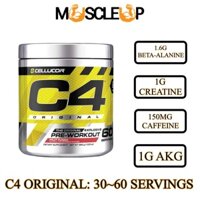 TĂNG SỨC MẠNH C4 CELLUCOR PRE WORKOUT - 30 LẦN DÙNG
