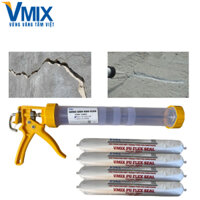 [TẶNG SÚNG BẮN KEO] 10 Tuýp - Keo trám khe PU, trám bít đường nứt, co giãn cao,Vmix Pu Flex Seal