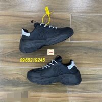 [Tặng tất + Freeship] Giày Thể Thao Nữ Hologram M-L-B CHỮ NY Màu Đen Chất Xịn, chữ nỗi xin xò