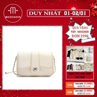 [TẶNG TẤT, VOUCHER ] Túi MICOCAH CHÍNH HÃNG bản chuẩn dây kim loại mix da, form đứng, túi đeo chéo MSP: 773