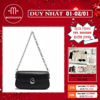 [TẶNG TẤT, VOUCHER]Túi MICOCAH CHÍNH HÃNG bản chuẩn 2 dây kim loại và dây đeochéo,form đứng MSP: 774