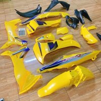 (Tặng Tem ) Dàn áo xe Jupiter V màu Vàng  -nhựa nguyên sinh loại 1