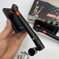 (TẶNG TEM XE 25CM) Kính Chiếu Hậu Rizoma Vuông Kiểu IPhone Nhôm CNC - Gương Xe Máy Thời Trang
