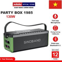 [TẶNG THẺ 8G] Loa Bluetooth 5.3 Xdobo Party Box 1985 Công Suất 130W Siêu Trầm Hỗ Trợ Thẻ TF, USB, DSP, TWS Kết Nối 2 Loa