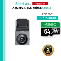 [TẶNG THẺ NHỚ 64GB] Camera hành trình Botslab 360 Dash Cam G300H | Độ Phân Giải 1296P | Tích Hợp GPS