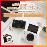 [Tặng thẻ nhớ] Máy Chụp Hình Digital MX10 UltraHD - Chụp giả lập màu phim 64MP, video 4K, màn hình lật, WiFi by MèoBer