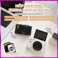 [Tặng thẻ nhớ] Máy Chụp Hình Digital MX10 UltraHD - Chụp giả lập màu phim 64MP, video 4K, màn hình lật, WiFi by MèoBer