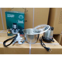 [Tặng thêm 1 lưỡi dao thay thế]Máy Xay Thịt Cối Inox 4 Lưỡi Đa Năng