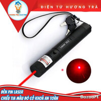 [Tặng Thêm 1 Pin Sạc] Đèn Pin Chiếu Tia Laser 303 Ánh Sáng Đỏ Thay Đổi Nhiều Hình