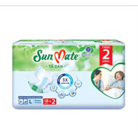 Tặng Thêm 2 Miếng Bên Trong - Tã dán người lớn Sunmate L18 +2 (20 Miếng) (Vòng bụng 75-110 cm) - Hsd Luôn Mới
