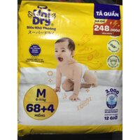 Tặng Thêm 4 Miếng Bên Trong - Tã quần UniDry M68 +4 Siêu Khô Thoáng Cho Bé Từ 6-11kg - (Tiết Kiệm Hơn Unidry M76)