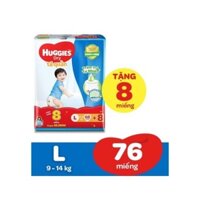 [Tặng thêm 8-10 miếng trong gói] Bỉm/Tả quần/dán Huggies S88/M76/ M74 / L68 / XL62 / XXL56