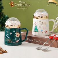 [Tặng thiệp] Set Hộp Quà Ly Cốc sứ cốc quà tặng Noel Giáng Sinh 24/12 cao cấp - C02