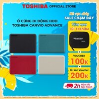 [TẶNG TÚI CHỐNG SỐC] - Ổ cứng di động HDD Toshiba Canvio Advance 1TB