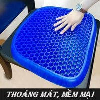 ⚡TẶNG TÚI⚡ Đệm ghế ngồi ô tô, văn phòng làm mát thoáng khí, lót ghế tổ ong thoát khí dùng