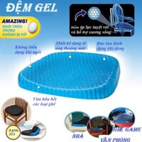 ⚡TẶNG TÚI ⚡Đệm ghế ngồi  ô tô và văn phòng làm mát thoáng khí, lót ghế tổ ong, gel 3D ngồi mát
