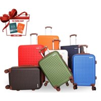 [TẶNG TÚI ĐỰNG GIÀY+THẺ TREO] Vali nhựa cao cấp TRIP P803A size 20inch, dây kéo đôi, khóa TSA, bảo hành 5 năm