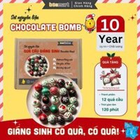 [Tặng túi đựng]Set làm Chocolate Bomb - Mùa đông ngọt ngào thành phẩm 12 viên + Tặng túi mù trang trí bánh