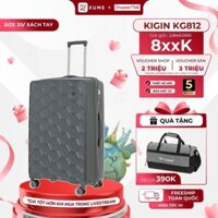 [TẶNG TÚI TRỐNG 0Đ] Vali KUME - KIGIN HACHI KG812, SIZE 20/24 - Nhựa ABS + PP Hạn Chế Bể Vỡ, Khóa Số Âm Bảo Mật